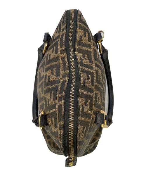 FENDI（フェンディ）FENDI (フェンディ) ハンドバッグ ブラウン×ブラックの古着・服飾アイテム
