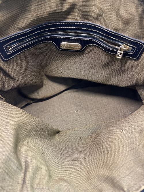 FENDI（フェンディ）FENDI (フェンディ) ハンドバッグ ブラウン×ブラックの古着・服飾アイテム
