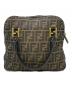 FENDI (フェンディ) ハンドバッグ ブラウン×ブラック：18000円