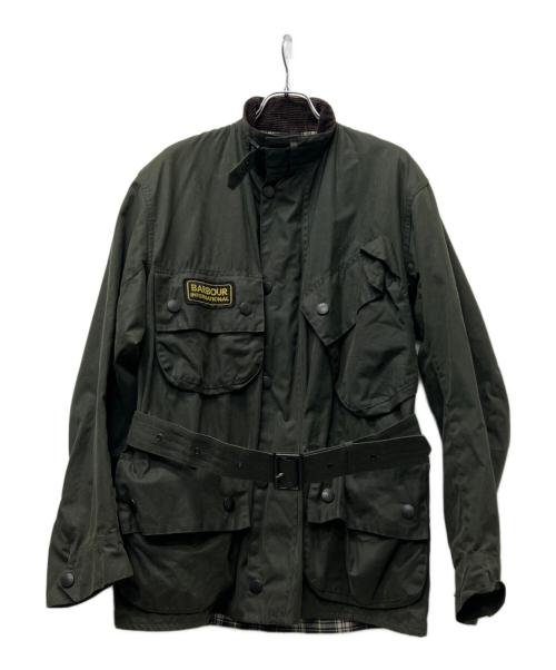 Barbour（バブアー）Barbour (バブアー) インターナショナル オイルドジャケット オリーブ サイズ:記載なしの古着・服飾アイテム