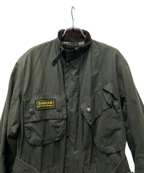 Barbour（バブアー）Barbour (バブアー) インターナショナル オイルドジャケット オリーブ サイズ:記載なしの古着・服飾アイテム