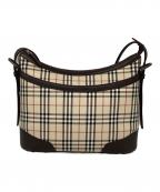 BURBERRYバーバリー）の古着「ワンショルダーバッグ」｜ベージュ×ブラウン