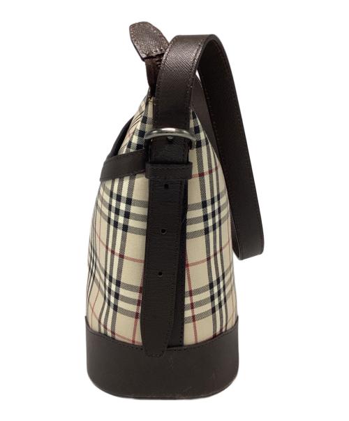 BURBERRY（バーバリー）BURBERRY (バーバリー) ワンショルダーバッグ ベージュ×ブラウンの古着・服飾アイテム
