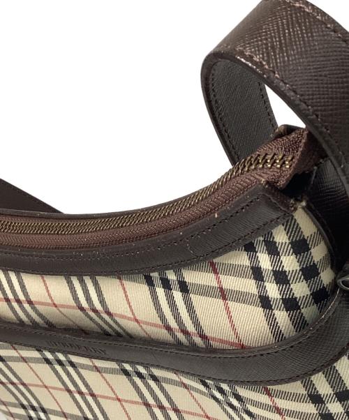 BURBERRY（バーバリー）BURBERRY (バーバリー) ワンショルダーバッグ ベージュ×ブラウンの古着・服飾アイテム