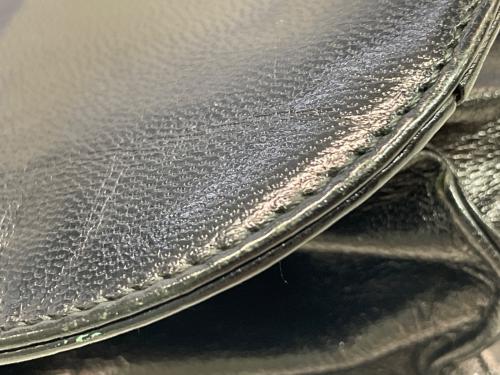 PRADA（プラダ）PRADA (プラダ) がま口 プラチェーンショルダーバッグ ブラックの古着・服飾アイテム