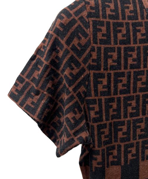 FENDI（フェンディ）FENDI (フェンディ) 半袖カットソー ブラウン サイズ:Ｌの古着・服飾アイテム