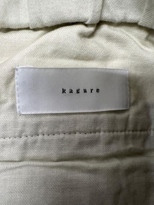 KAGURE（カグレ）KAGURE (カグレ) シャンブレーデニム イージー パンツ ブルー サイズ:FREEの古着・服飾アイテム