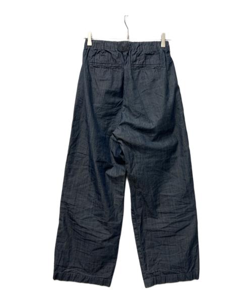 KAGURE（カグレ）KAGURE (カグレ) シャンブレーデニム イージー パンツ ブルー サイズ:FREEの古着・服飾アイテム