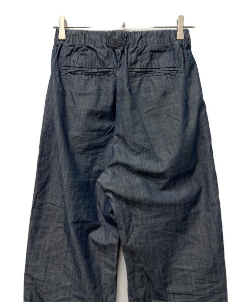 KAGURE（カグレ）KAGURE (カグレ) シャンブレーデニム イージー パンツ ブルー サイズ:FREEの古着・服飾アイテム