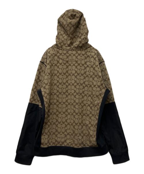 COACH（コーチ）COACH (コーチ) シグネチャープルオーバーパーカー ブラウン サイズ:Ｌの古着・服飾アイテム