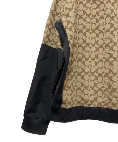 COACH（コーチ）COACH (コーチ) シグネチャープルオーバーパーカー ブラウン サイズ:Ｌの古着・服飾アイテム