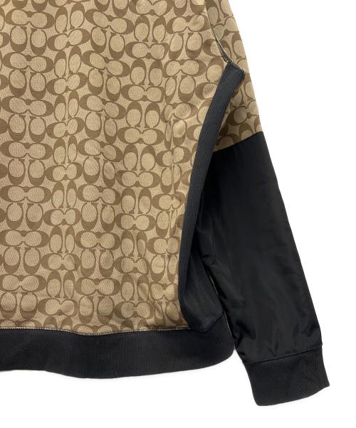 COACH（コーチ）COACH (コーチ) シグネチャープルオーバーパーカー ブラウン サイズ:Ｌの古着・服飾アイテム