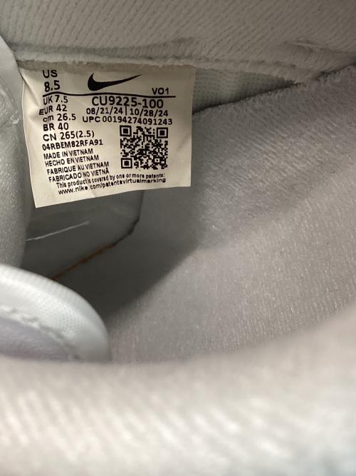 NIKE（ナイキ）NIKE (ナイキ) SUPREME (シュプリーム) スニーカー ホワイト サイズ:26.5cm （US 8.5）の古着・服飾アイテム