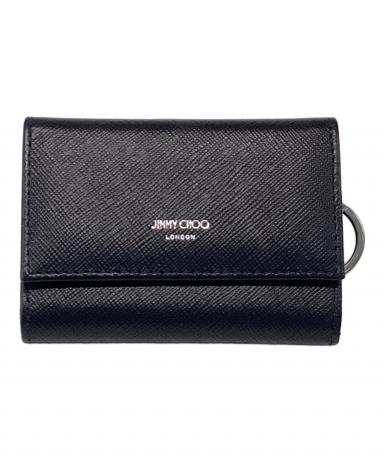 【未使用新品】JIMMY CHOO 黒 レザー キーケース 新品未使用】ジミーチュウ キーケース 【公式通販】