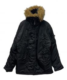 ALPHA INDUSTRIES（アルファインダストリーズ）の古着「N-3Bフライトジャケット」｜ブラック