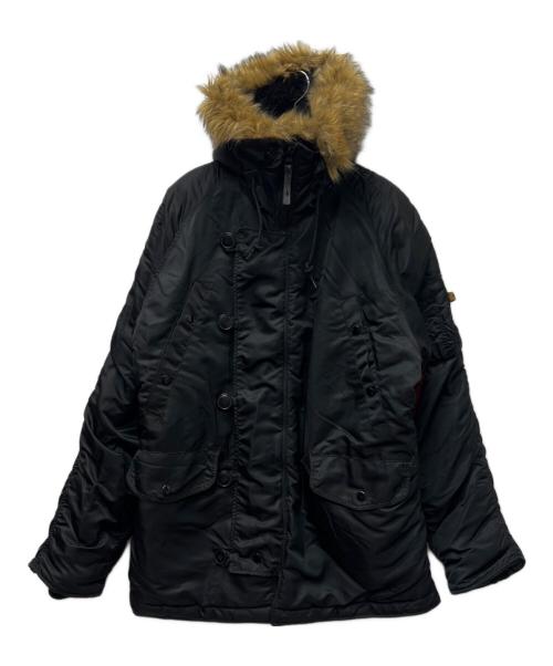 ALPHA INDUSTRIES（アルファインダストリーズ）ALPHA INDUSTRIES (アルファインダストリーズ) N-3Bフライトジャケット ブラック サイズ:Ｓの古着・服飾アイテム