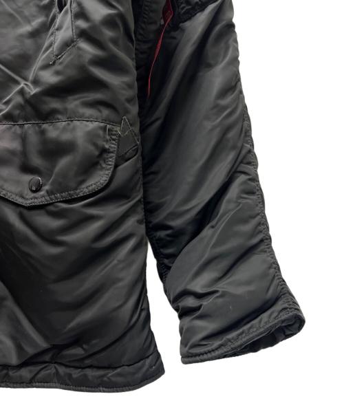 ALPHA INDUSTRIES（アルファインダストリーズ）ALPHA INDUSTRIES (アルファインダストリーズ) N-3Bフライトジャケット ブラック サイズ:Ｓの古着・服飾アイテム