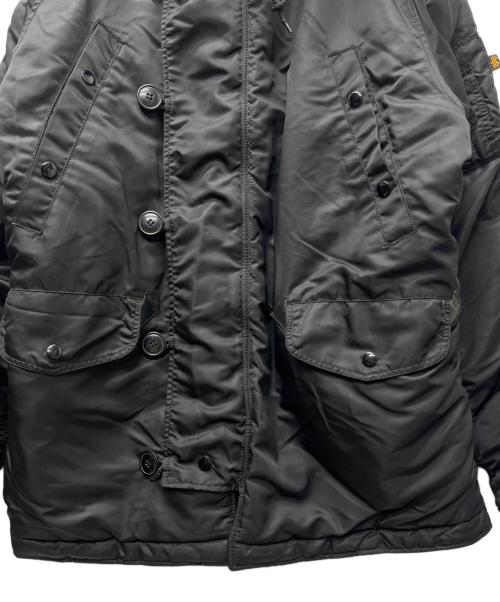 ALPHA INDUSTRIES（アルファインダストリーズ）ALPHA INDUSTRIES (アルファインダストリーズ) N-3Bフライトジャケット ブラック サイズ:Ｓの古着・服飾アイテム