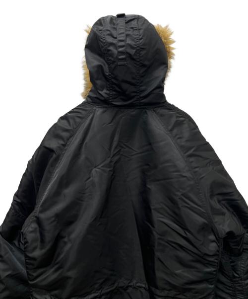 ALPHA INDUSTRIES（アルファインダストリーズ）ALPHA INDUSTRIES (アルファインダストリーズ) N-3Bフライトジャケット ブラック サイズ:Ｓの古着・服飾アイテム