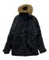 ALPHA INDUSTRIES（アルファインダストリーズ）の古着「N-3Bフライトジャケット」｜ブラック