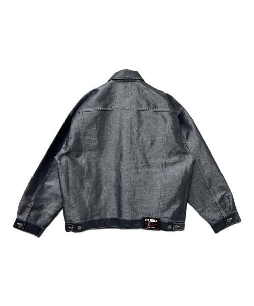 FUBU（フブ）FUBU (フブ) メタリックデニムジャケット インディゴ サイズ:Ｌの古着・服飾アイテム
