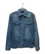 VANSON×FELiXバンソン×フィリックス）の古着「デニムシャツ」｜インディゴ