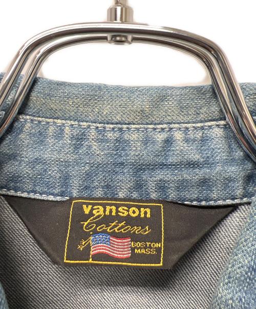 VANSON（バンソン）VANSON (バンソン) FELiX (フィリックス) デニムシャツ インディゴ サイズ:Mの古着・服飾アイテム