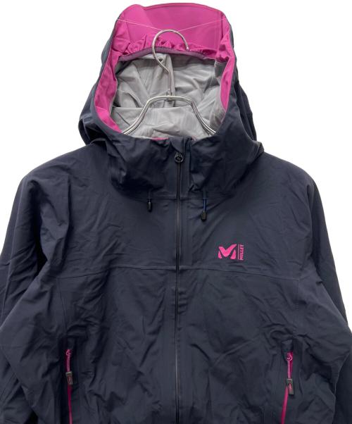 MILLET（ミレー）MILLET (ミレー) マウンテンパーカー ネイビー×ピンク サイズ:Ｓの古着・服飾アイテム