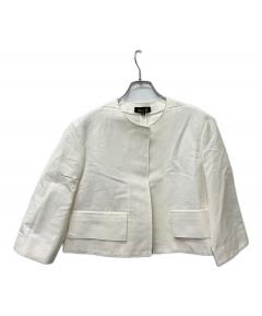 中古・古着通販】deres (デレス) ノーカラージャケット ネイビー
