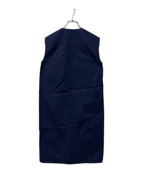 CELINE（セリーヌ）CELINE (セリーヌ) ノースリーブワンピース ネイビー サイズ:３４の古着・服飾アイテム