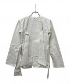 CELINEセリーヌ）の古着「デザインジャケット」｜ホワイト