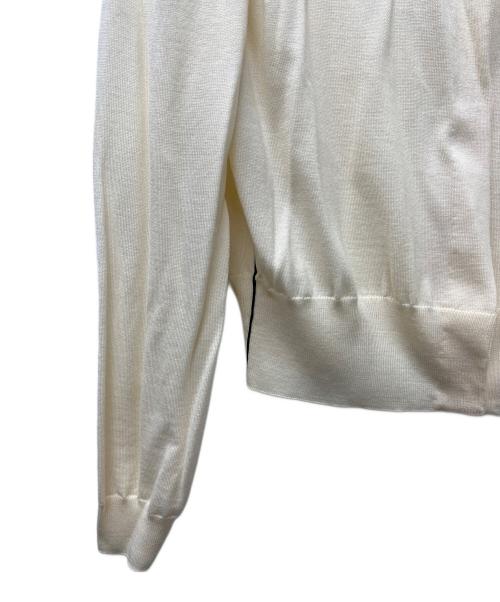VALENTINO（ヴァレンティノ）VALENTINO (ヴァレンティノ) 薄手カーディガン ベージュ サイズ:Ｓの古着・服飾アイテム