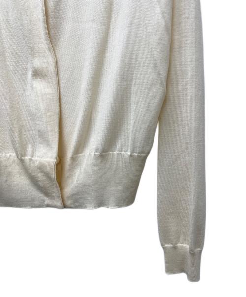 VALENTINO（ヴァレンティノ）VALENTINO (ヴァレンティノ) 薄手カーディガン ベージュ サイズ:Ｓの古着・服飾アイテム