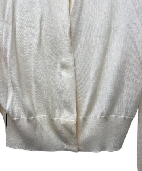 VALENTINO（ヴァレンティノ）VALENTINO (ヴァレンティノ) 薄手カーディガン ベージュ サイズ:Ｓの古着・服飾アイテム