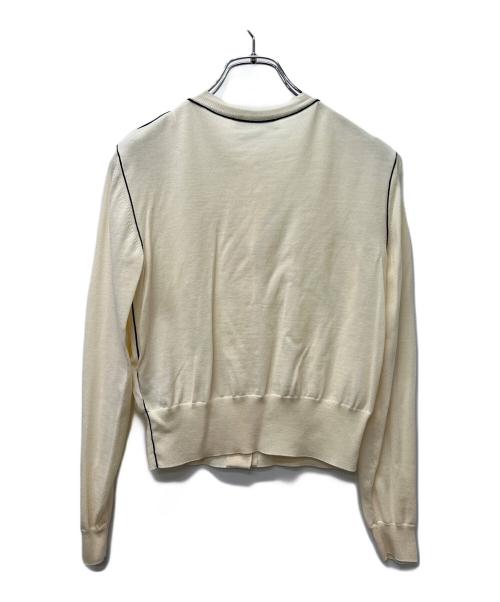 VALENTINO（ヴァレンティノ）VALENTINO (ヴァレンティノ) 薄手カーディガン ベージュ サイズ:Ｓの古着・服飾アイテム