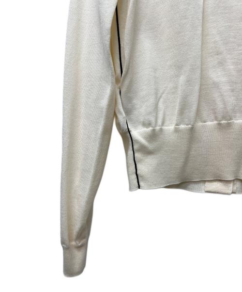 VALENTINO（ヴァレンティノ）VALENTINO (ヴァレンティノ) 薄手カーディガン ベージュ サイズ:Ｓの古着・服飾アイテム
