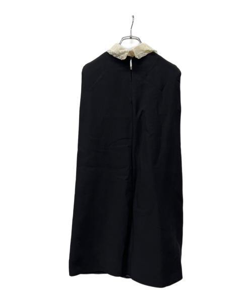 VALENTINO（ヴァレンティノ）VALENTINO (ヴァレンティノ) ノースリーブワンピース ブラック×ホワイト サイズ:３８の古着・服飾アイテム