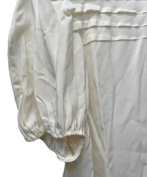 VALENTINO（ヴァレンティノ）VALENTINO (ヴァレンティノ) 半袖ブラウス ベージュ サイズ:３８の古着・服飾アイテム