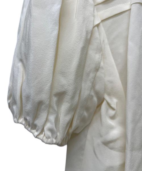 VALENTINO（ヴァレンティノ）VALENTINO (ヴァレンティノ) 半袖ブラウス ベージュ サイズ:３８の古着・服飾アイテム