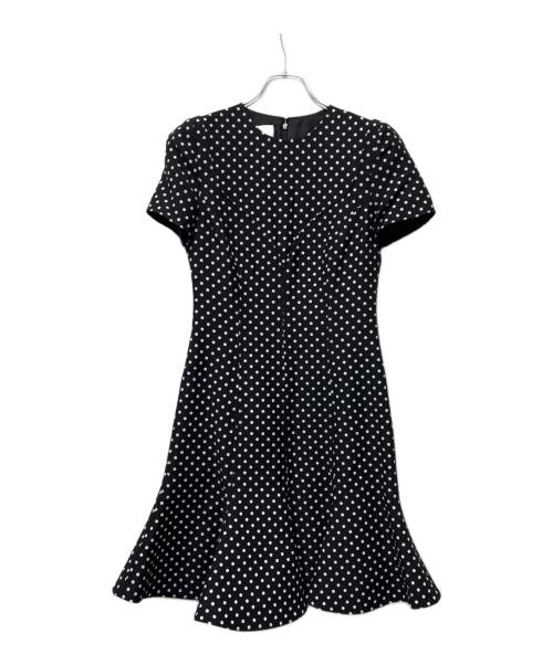 VALENTINO（ヴァレンティノ）VALENTINO (ヴァレンティノ) 半袖ワンピース ブラック×ホワイト サイズ:３６の古着・服飾アイテム