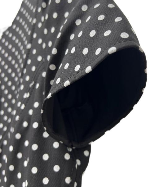 VALENTINO（ヴァレンティノ）VALENTINO (ヴァレンティノ) 半袖ワンピース ブラック×ホワイト サイズ:３６の古着・服飾アイテム