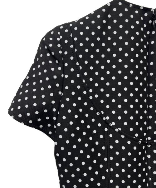 VALENTINO（ヴァレンティノ）VALENTINO (ヴァレンティノ) 半袖ワンピース ブラック×ホワイト サイズ:３６の古着・服飾アイテム