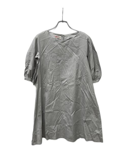 PRADA（プラダ）PRADA (プラダ) 半袖ワンピース グレー サイズ:３８の古着・服飾アイテム