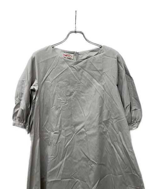 PRADA（プラダ）PRADA (プラダ) 半袖ワンピース グレー サイズ:３８の古着・服飾アイテム