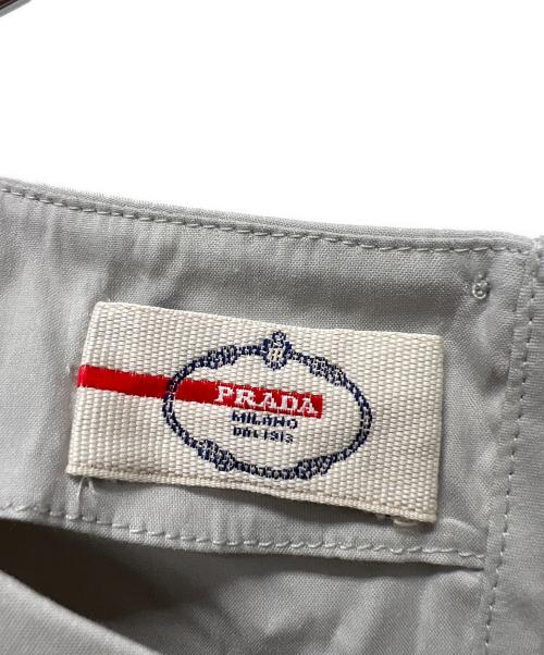 PRADA（プラダ）PRADA (プラダ) 半袖ワンピース グレー サイズ:３８の古着・服飾アイテム