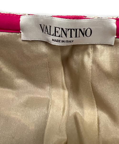 VALENTINO（ヴァレンティノ）VALENTINO (ヴァレンティノ) ツイード巻きスカート ピンクベージュ サイズ:３６の古着・服飾アイテム