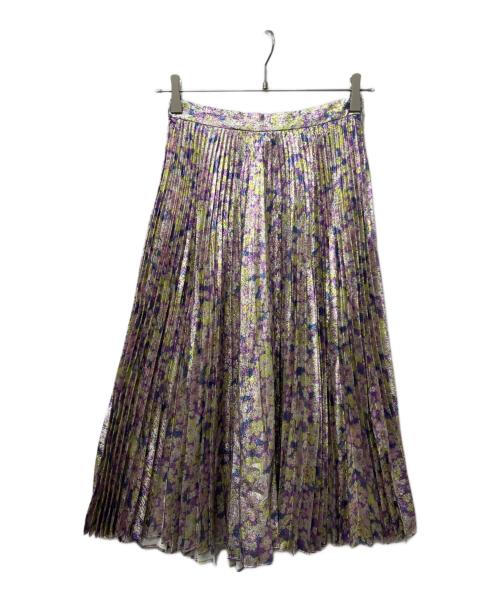 STELLA McCARTNEY（ステラマッカートニー）STELLA McCARTNEY (ステラマッカートニー) プリーツスカート パープル×ピンク サイズ:３４の古着・服飾アイテム