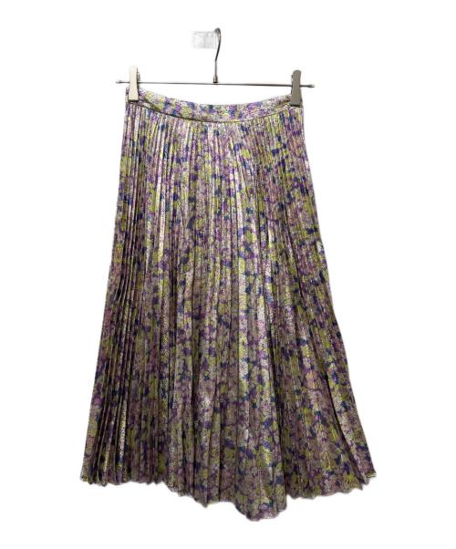 STELLA McCARTNEY（ステラマッカートニー）STELLA McCARTNEY (ステラマッカートニー) プリーツスカート パープル×ピンク サイズ:３４の古着・服飾アイテム