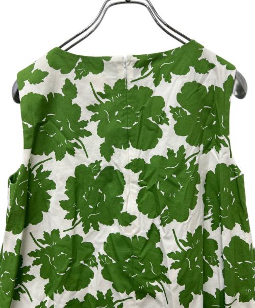 J&M DAVIDSON（ジェイ＆エム デヴィッドソン）J&M DAVIDSON (ジェイ＆エム デヴィッドソン) アンサンブルワンピース グリーン×ホワイト サイズ:Ｓの古着・服飾アイテム