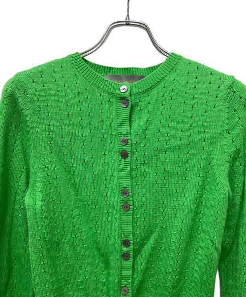 J&M DAVIDSON（ジェイ＆エム デヴィッドソン）J&M DAVIDSON (ジェイ＆エム デヴィッドソン) アンサンブルワンピース グリーン×ホワイト サイズ:Ｓの古着・服飾アイテム